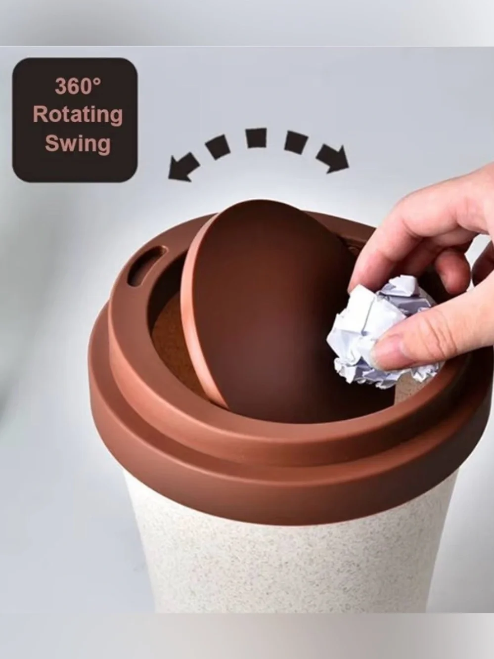 Coffee Bar Mini Trash Can Travel Cup Shape Novelty